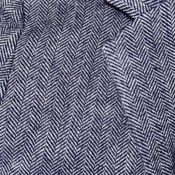 New Herringbone wool-blend schoolboy‎ blazer - Picture 3 of 8